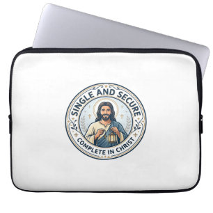 Jesus Enkelhet Väntar Säsong T-Shirt Tro Baserad  Laptop Fodral