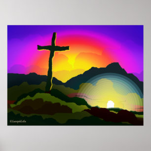 Jesus erövrar död poster
