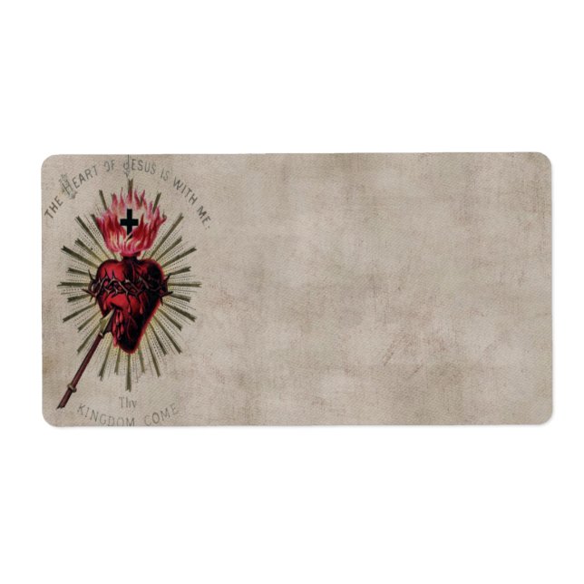 Jesus etikett fraktsedel (Framsidan)