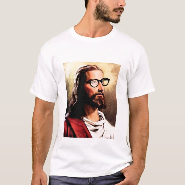 Jesus Exponeringsglas Inc. Tee Shirt (Framsida)