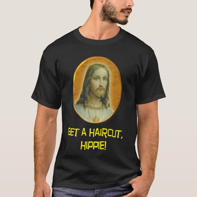Jesus - få ett hår för att klippa! tröja (Framsida)