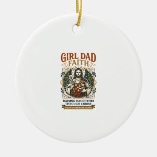 Jesus Faderskap Mikro Identiteter Grafisk T-shirt  Julgransprydnad Keramik