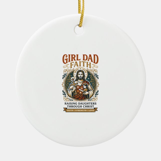 Jesus Faderskap Mikro Identiteter Grafisk T-shirt  Julgransprydnad Keramik (Framsidan)