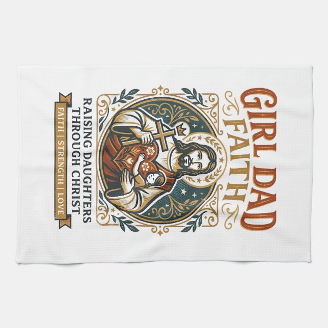 Jesus Faderskap Mikro Identiteter Grafisk T-Shirt  Kökshandduk (Horisontell)
