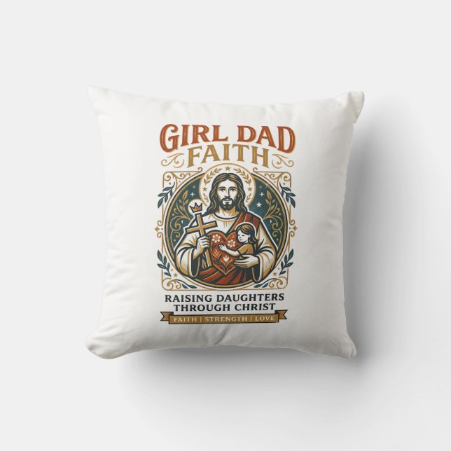 Jesus Faderskap Mikro Identiteter Grafisk T-shirt  Kudde (Framsida)