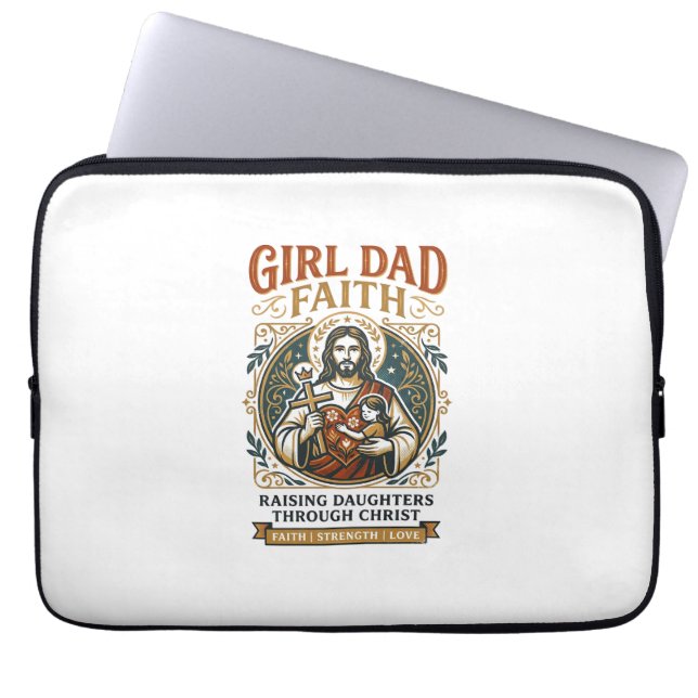 Jesus Faderskap Mikro Identiteter Grafisk T-Shirt  Laptop Fodral (Framsidan)