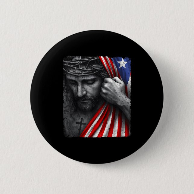 Jesus Faith Cross Crown America Puerto Rico Herita Knapp (Framsida)