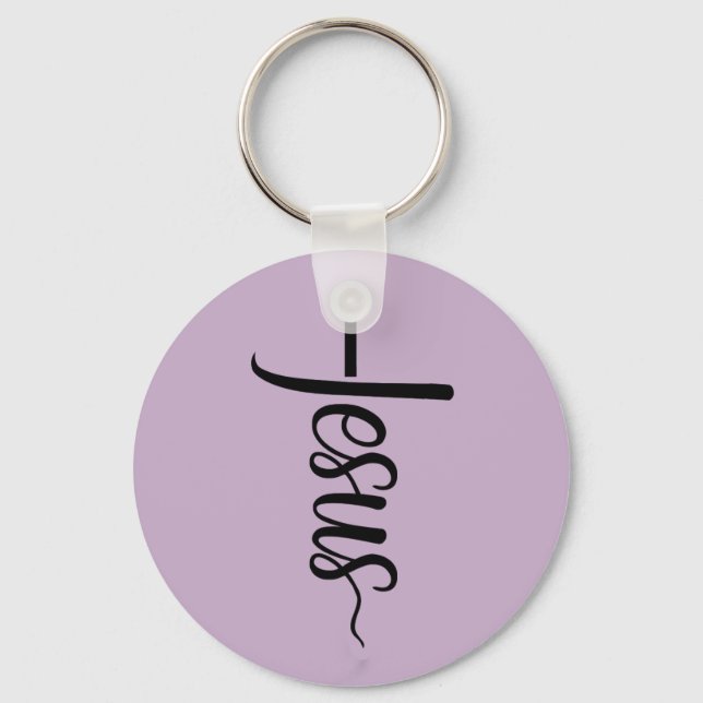 Jesus Faith Kor Keychain Nyckelring (Framsida)