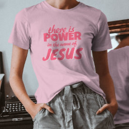 Jesus Faith med Modern Cute Script T Shirt