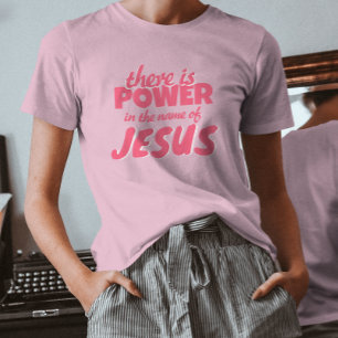 Jesus Faith med Modern Cute Script T Shirt