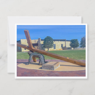 Jesus faller andra gången vykort