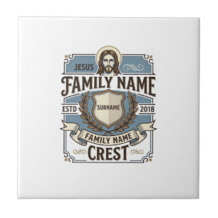 Jesus Familjenamn Vapen Jesus Familjenamn Vapen Ch Kakelplatta