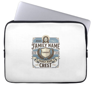 Jesus Familjenamn Vapen Jesus Familjenamn Vapen Ch Laptop Fodral