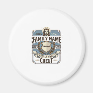 Jesus Familjenamn Vapen Jesus Familjenamn Vapen Ch Magnet