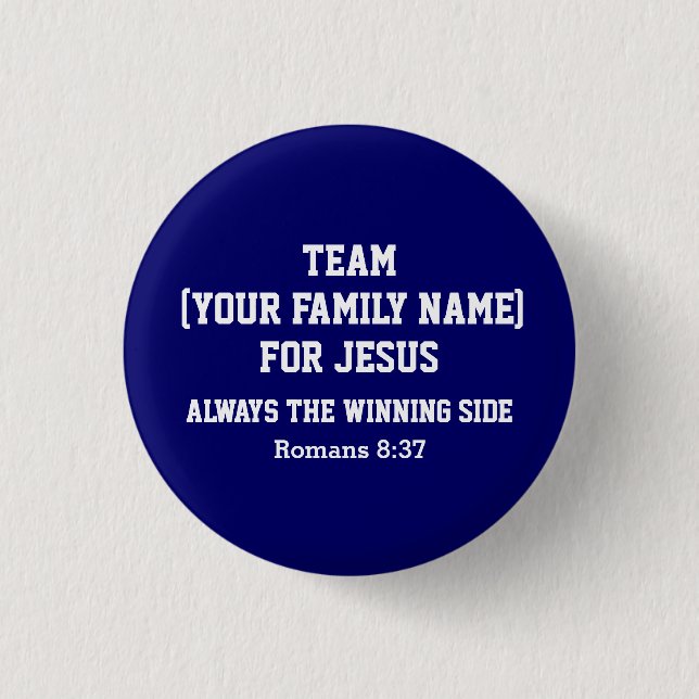 Jesus Family Namn Team Knapp (Framsida)