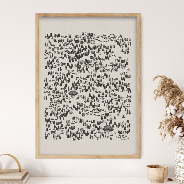 Jesus Feeds the 5000, God Provides, Jesus Art, Bib Poster (Skapare uppladdad)