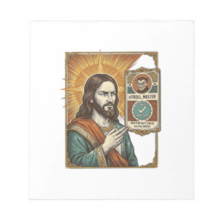 Jesus fejk verifierad bock bluff troll social hu anteckningsblock