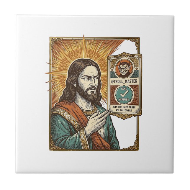 Jesus fejk verifierad bock bluff troll social hu kakelplatta (Framsidan)