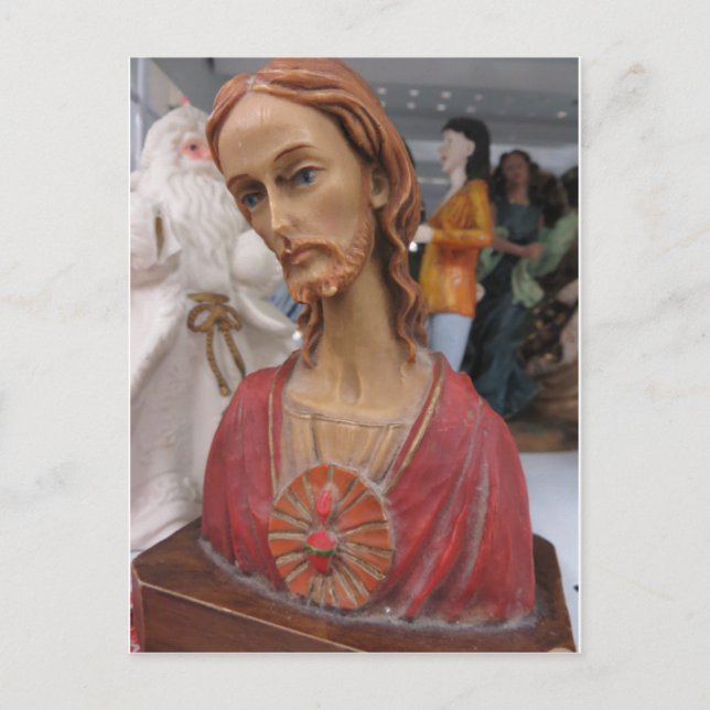 Jesus Figurine Vykort (Framsida)