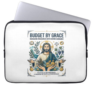 Jesus finansiell fred skuld fri resa skjorta Chri Laptop Fodral