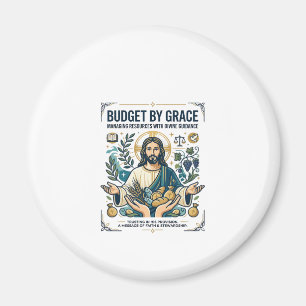 Jesus finansiell fred skuldfri resa skjorta Chri Magnet