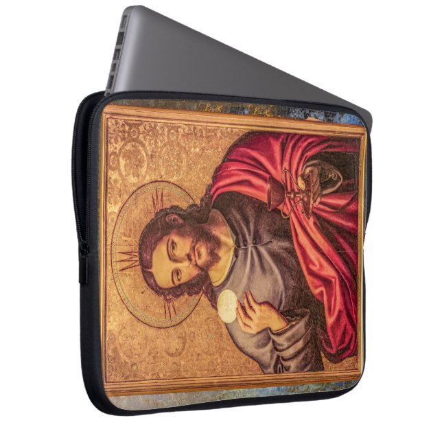 Jesus Fine Art laptop case Laptop Fodral (Framsidan Höger)