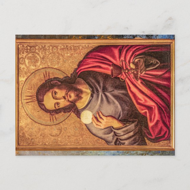 Jesus Fine Art  Vykort (Framsida)