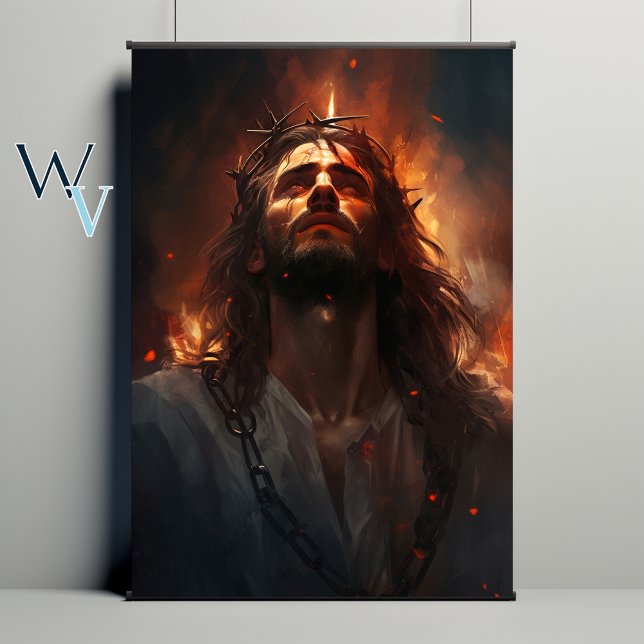 Jesus Fire Poster (Skapare uppladdad)