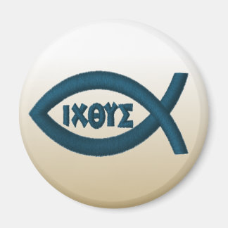 Jesus Fish Christian Symbol Magnet