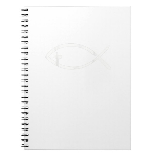 Jesus Fish Gift Anteckningsbok (Framsidan)