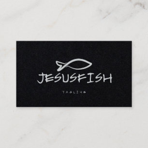 Jesus FISH-kontokortsmall Visitkort
