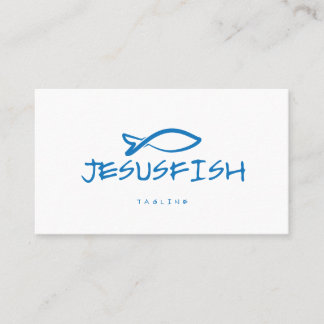 Jesus FISH-kontokortsmall Visitkort