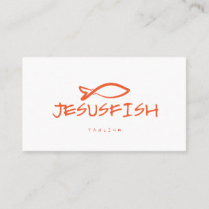 Jesus FISH-kontokortsmall Visitkort