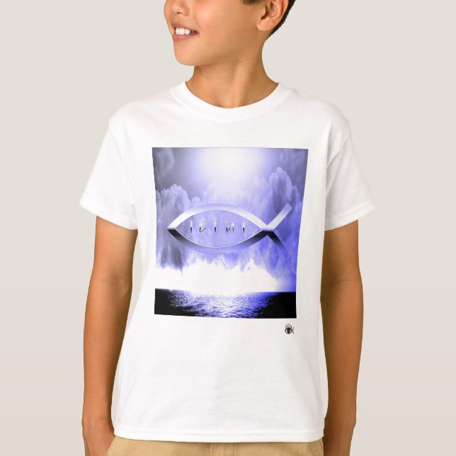 Jesus fisk 1 tee (Framsida)