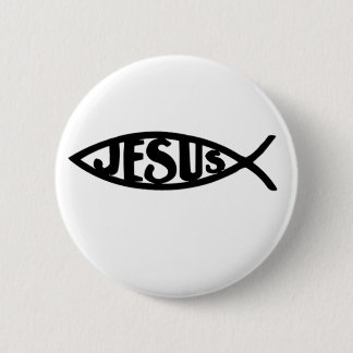 Jesus fisk (knäppas svarten), knapp