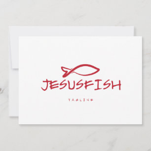 Jesus FISK logomall Inbjudningar