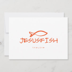 Jesus FISK logomall Inbjudningar