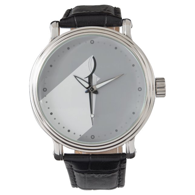 Jesus Fisk Svärd Armbandsur (Framsida)