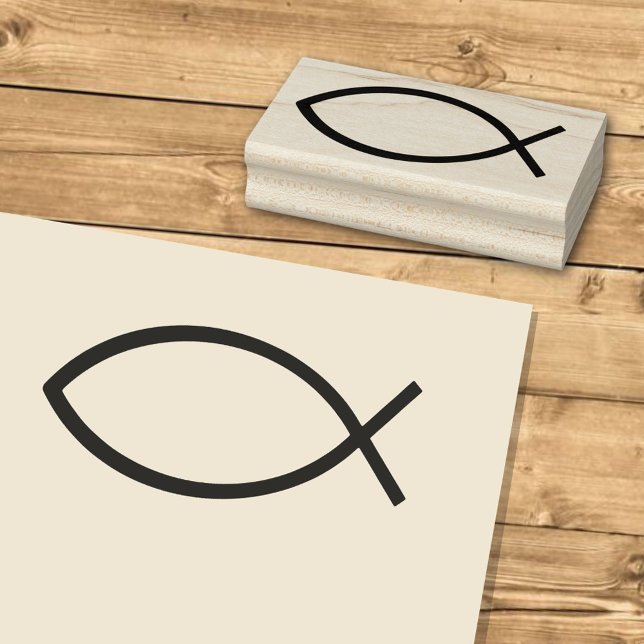 Jesus Fisk Symbol Stämpel (Skapare uppladdad)