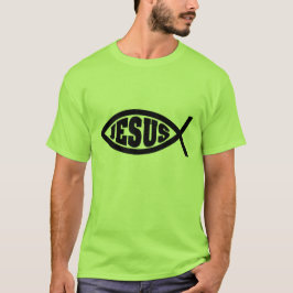Jesus fisk t shirt