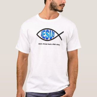 Jesus fisk tee shirt