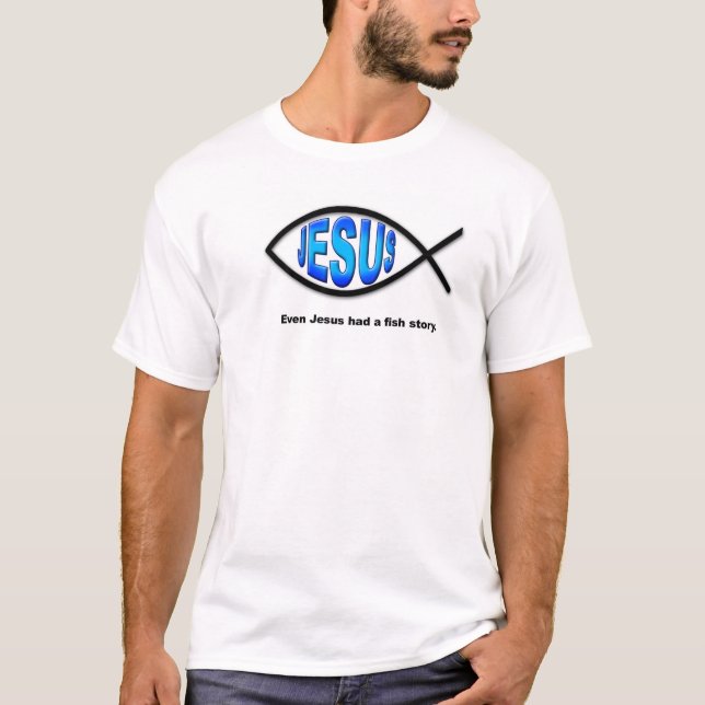 Jesus fisk tee shirt (Framsida)