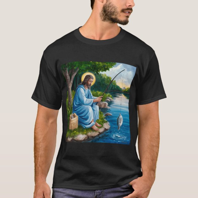 Jesus fiskar t shirt (Framsida)