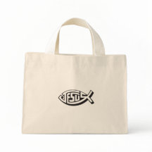 Jesus Fiskefiskare i Manar Tiny Tote Bag