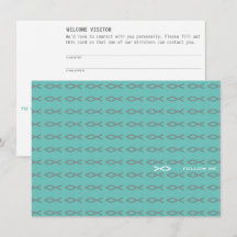 Jesus fisketextbesökskort