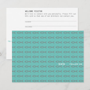 Jesus fisketextbesökskort tilläggskort