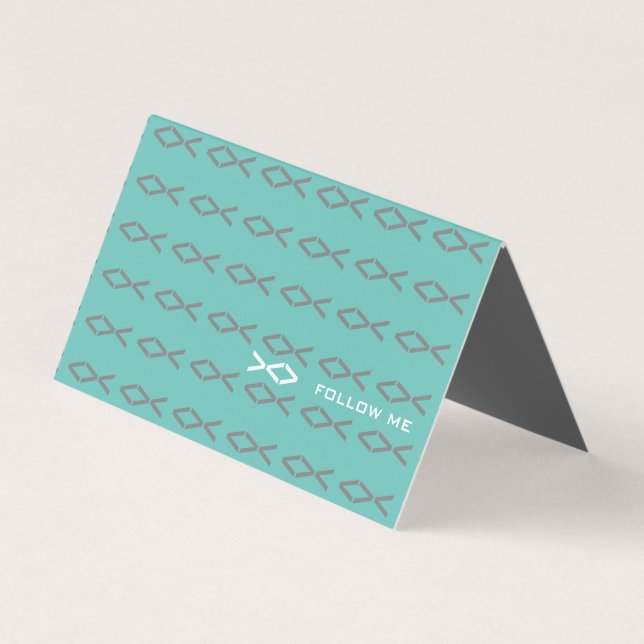 Jesus fisktext visitkort (Framsida)