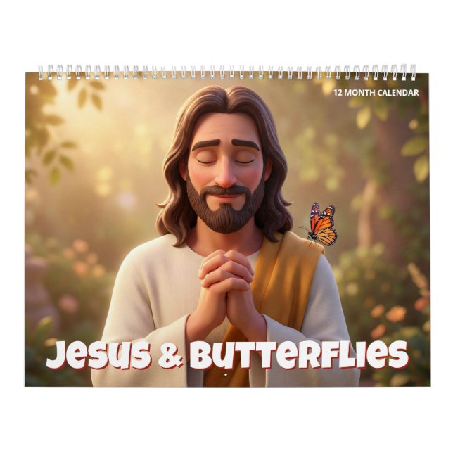 Jesus & Fjärilar Kalender (Omslag)