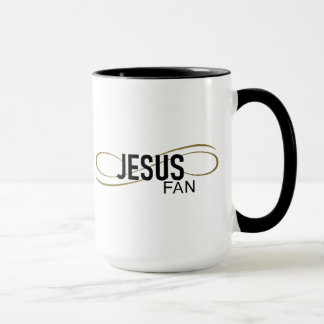 Jesus Fläkt med Swirl-kaffe Mugg