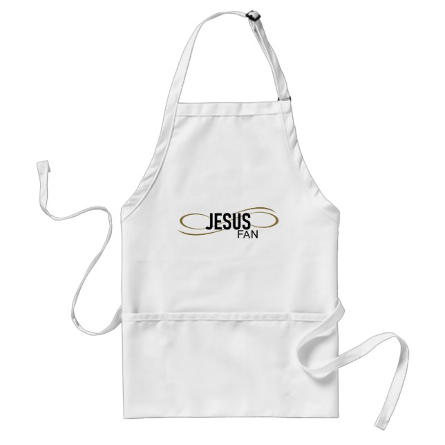 Jesus Fläkt med Swirl-kokning Apron Förkläde (Framsidan)